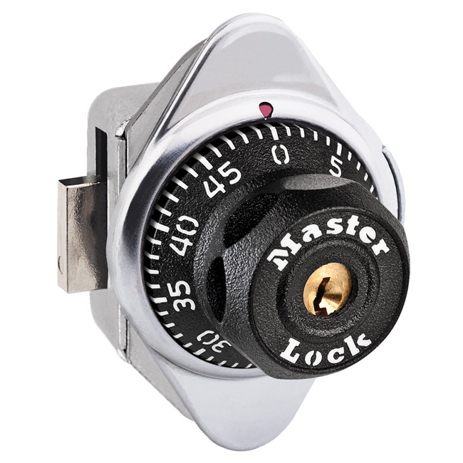 Master Lock Built-In Combination Lock for Lift Handle Lockers with Key Control (Right Hinge) from GME Supply