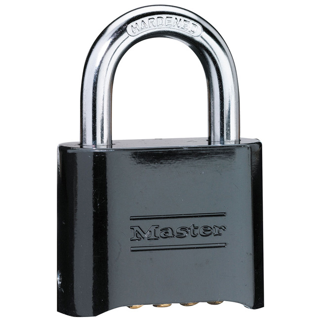 Master Lock 2 Inch (51mm) Zinc Die-Cast Resettable Combination Lock (Black) from GME Supply