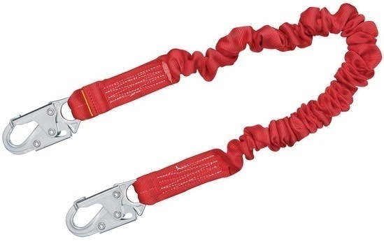 Protecta 1340101 Pro Stretch Shock Absorbing Lanyard with Snap Hook from GME Supply