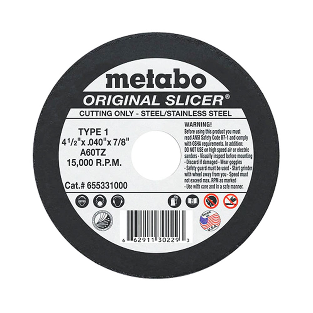 Metabo Original Slicer Type 1 - A60TZ from GME Supply