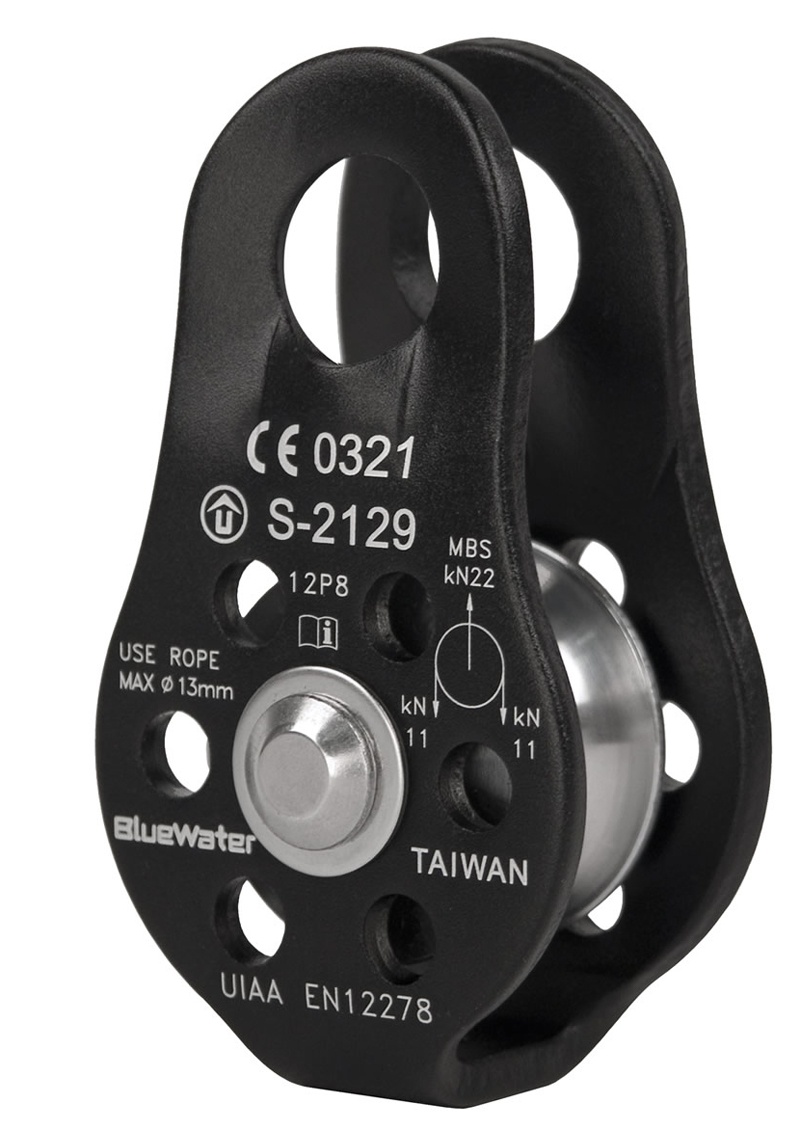 BlueWater Micro Pulley - Black from GME Supply