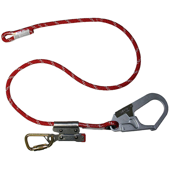Honeywell Miller Adjustable Positioning Lanyard, 6 Foot, With Rope Grab from GME Supply