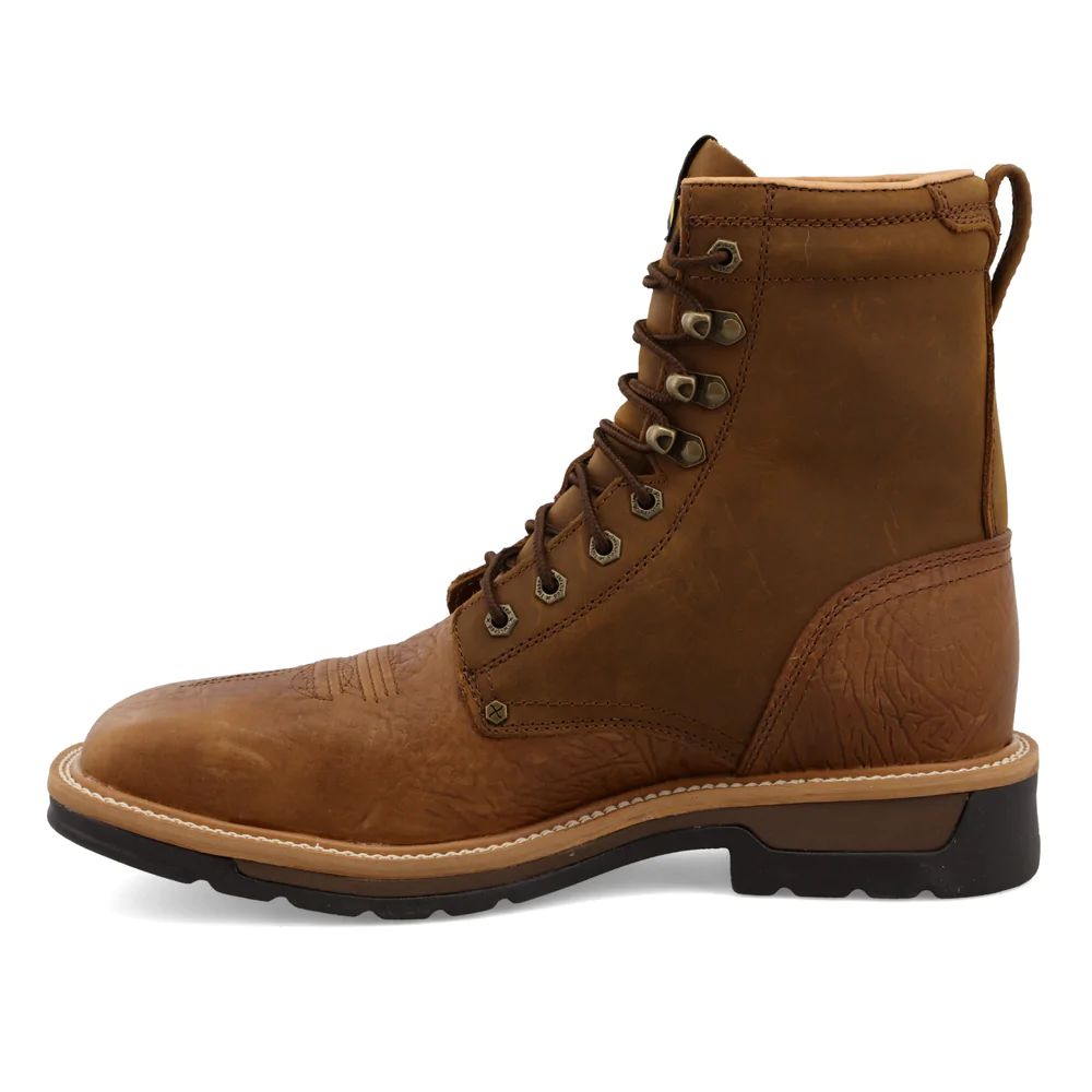 Twisted X Men's Western Lacer Lite Work Boots with Steel Toe from GME Supply