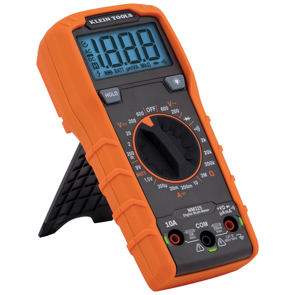 Klein Tools MM325 Manual Ranging 600 Volt Digital Multimeter from GME Supply