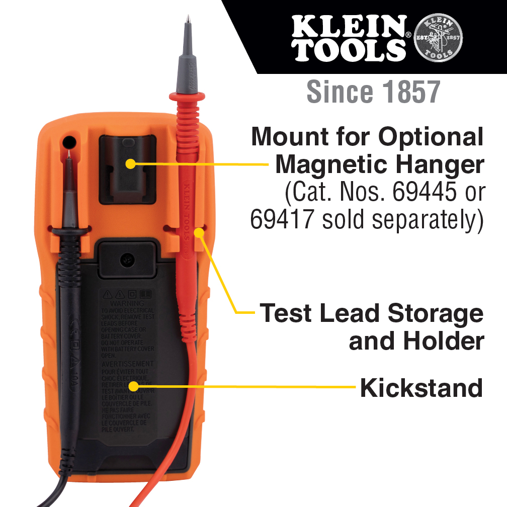 Klein Tools MM325 Manual Ranging 600 Volt Digital Multimeter from GME Supply