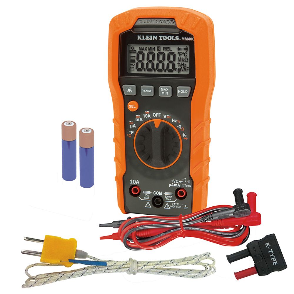 Klein Tools MM400 Auto Ranging Digital Multimeter from GME Supply