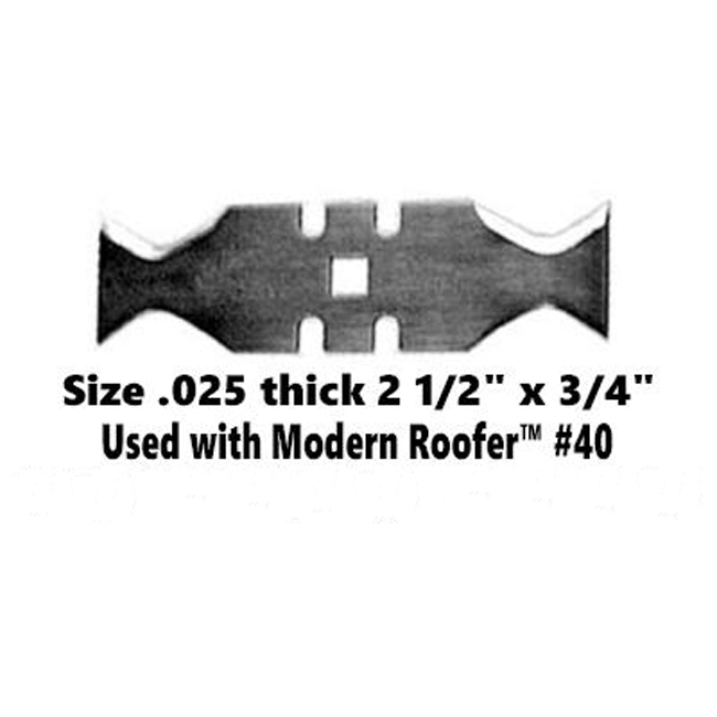 MSC U-102 Bow-Tie Blade with Notches (5 Pack) from GME Supply