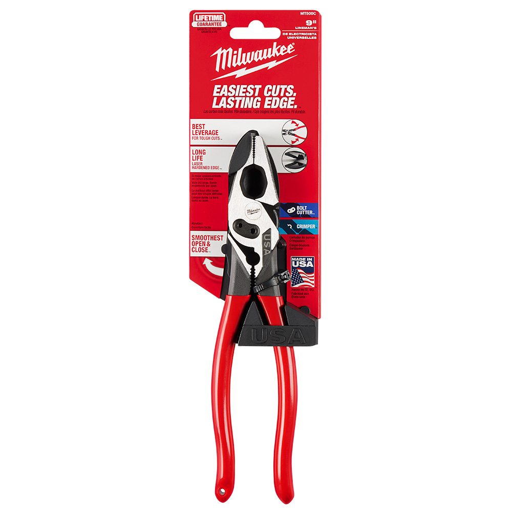 Milwaukee 9Inch Lineman's Pliers
