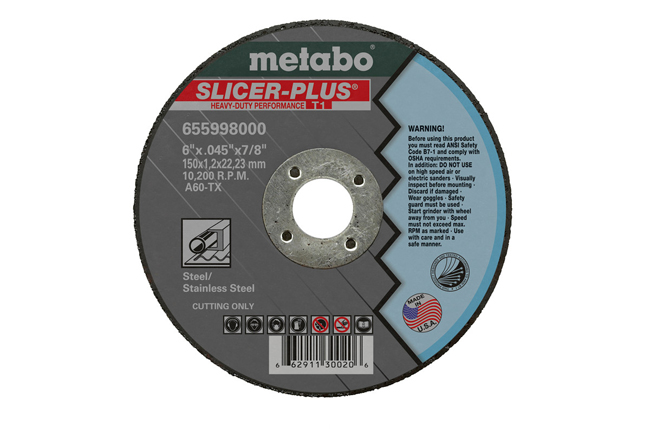 Metabo Slicer Plus A60TX (Pack of 50) from GME Supply