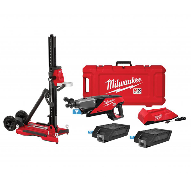 Milwaukee MX FUEL Handheld Core Drill Kit with Stand | MXFCP203 from GME Supply