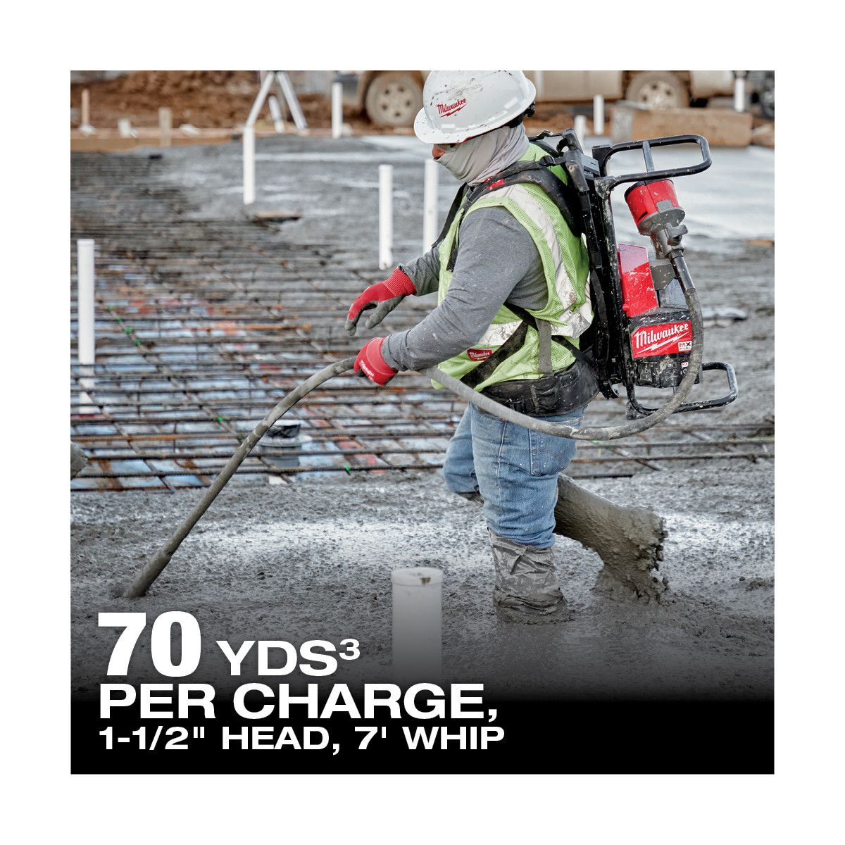 MX FUEL Backpack Concrete Vibrator Kit