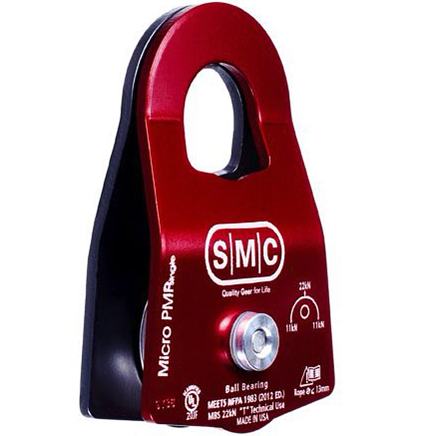 SMC Micro Single Aluminum Prusik Minding Pulley from GME Supply