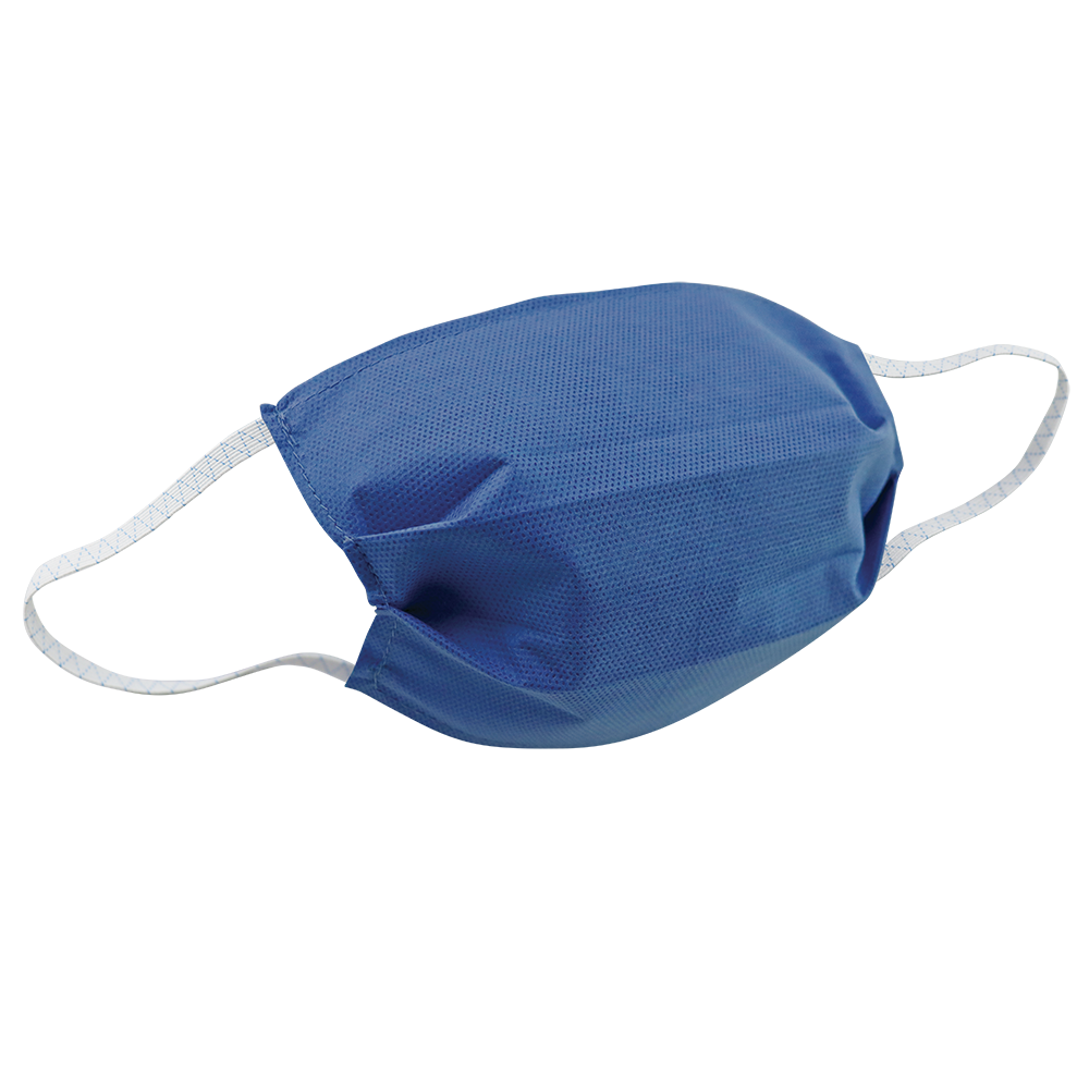 Global Glove Washable Blue Face Mask from GME Supply