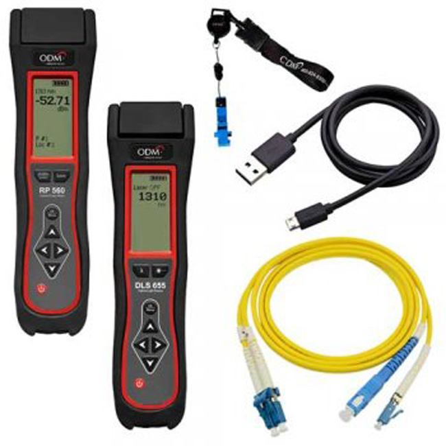 ODM SM Loss Test Kit 1310/1550 nm with Bluetooth & Wave ID from GME Supply