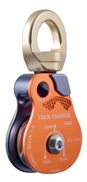 Rock Exotica P51 Omni-Block Swivel Pulley from GME Supply