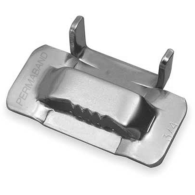 PermaBand Type 201 3/4 Inch Stainless Steel Banding Buckle (100 Pack) from GME Supply