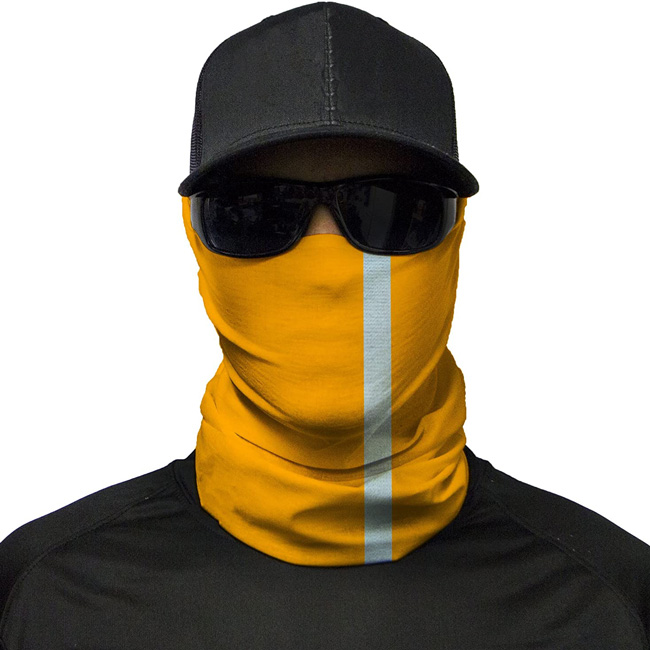 Hi-Vis Orange Multi-Use Face Shield from GME Supply