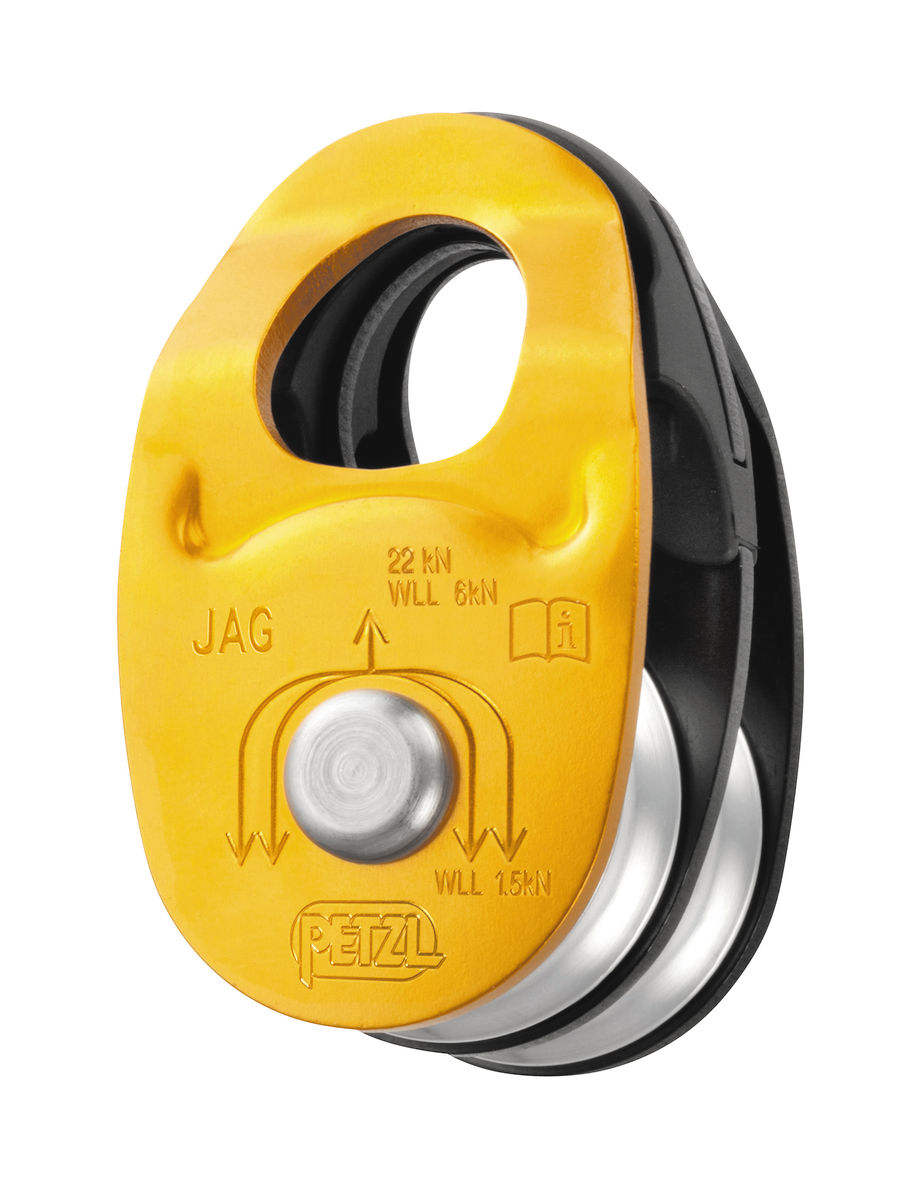 Petzl P45 Jag High Efficiency Double Pulley from GME Supply