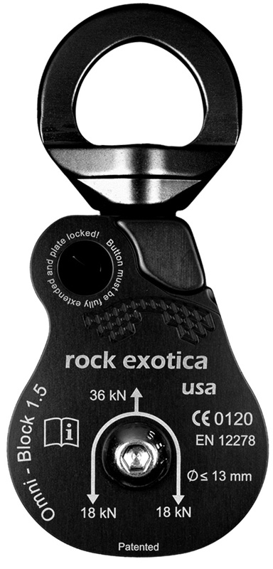 Rock Exotica P51 Omni-Block Swivel Pulley from GME Supply