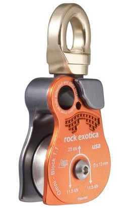 Rock Exotica P54 Omni-Block Single Pulley from GME Supply