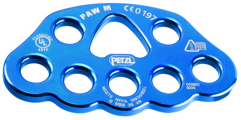 P63 M Petzl Paw Rigging Anchor Plate Medium