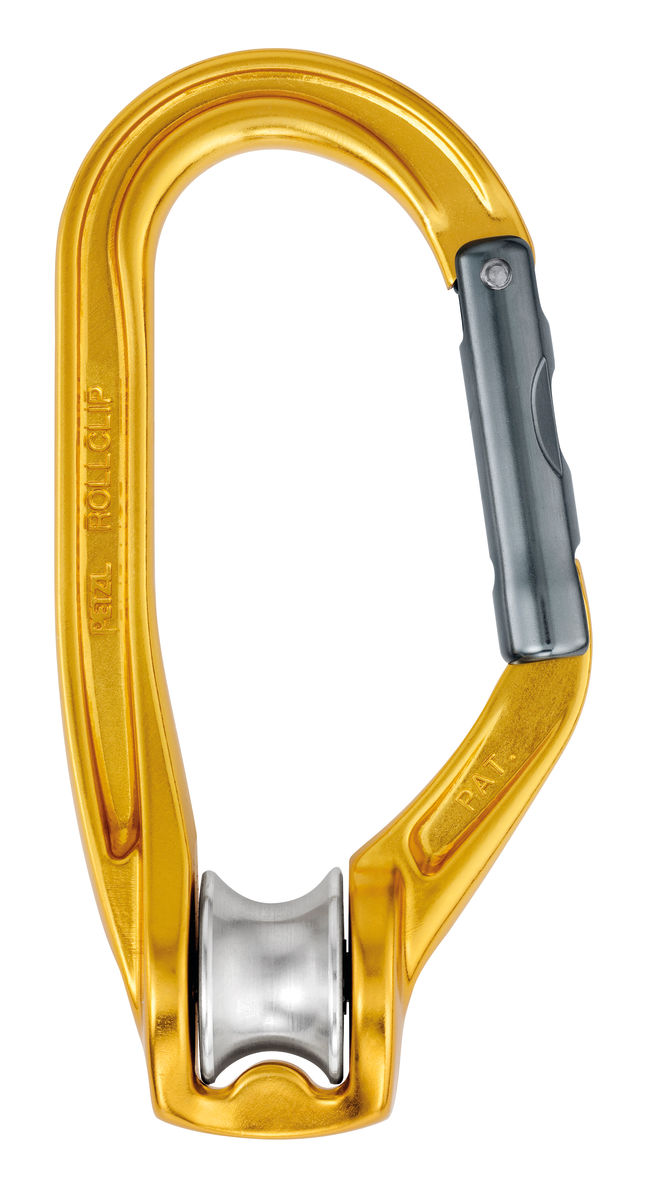 Petzl ROLLCLIP Pulley Carabiner - No Lock P74 from GME Supply