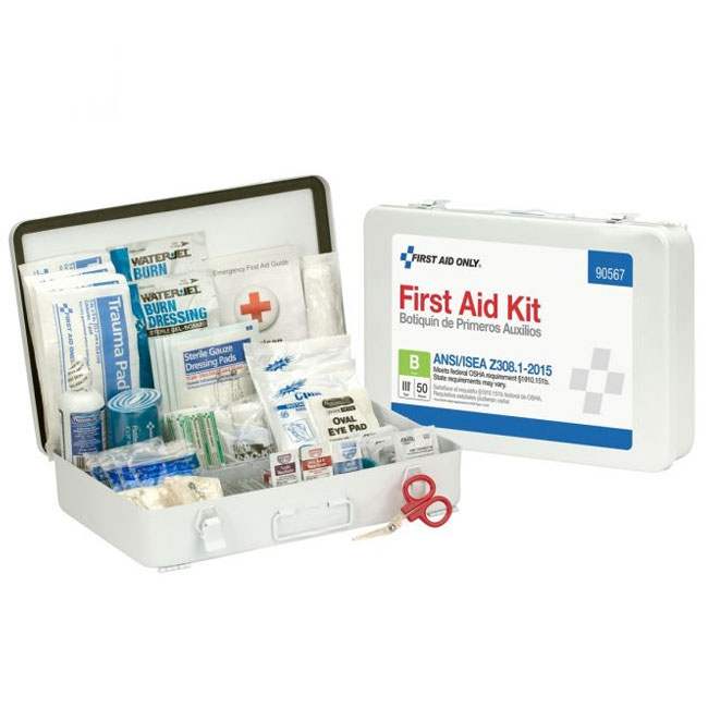 First Aid Only 50 Person ANSI B First Aid Metal Kit from GME Supply