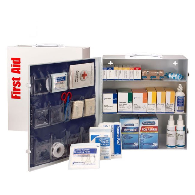 First Aid Only 100 Person ANSI A+ Metal First Aid Cabinet from GME Supply