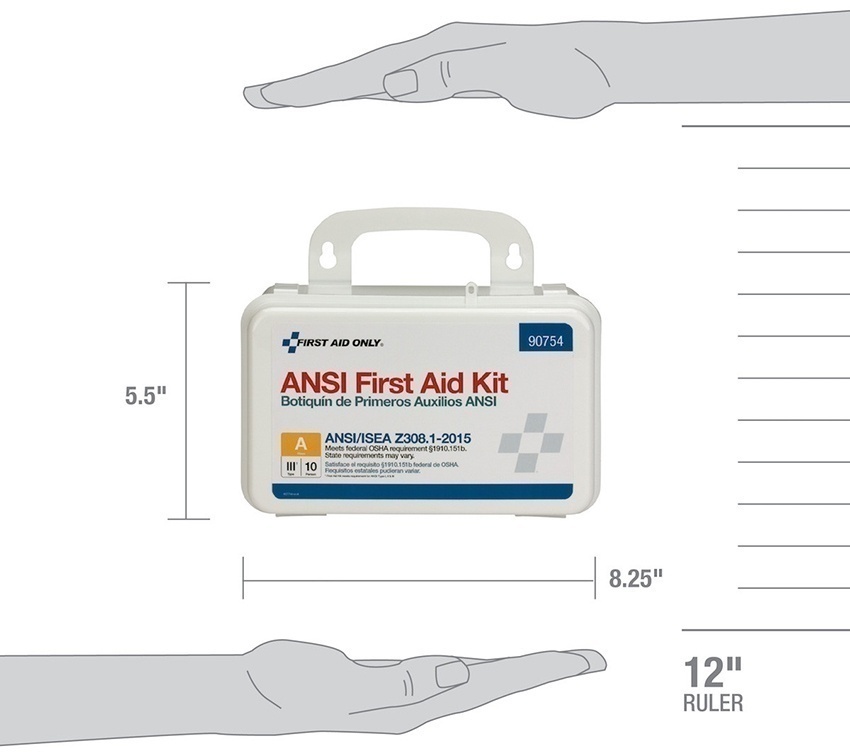 First Aid Only 10 Person ANSI A First Aid Kit from GME Supply