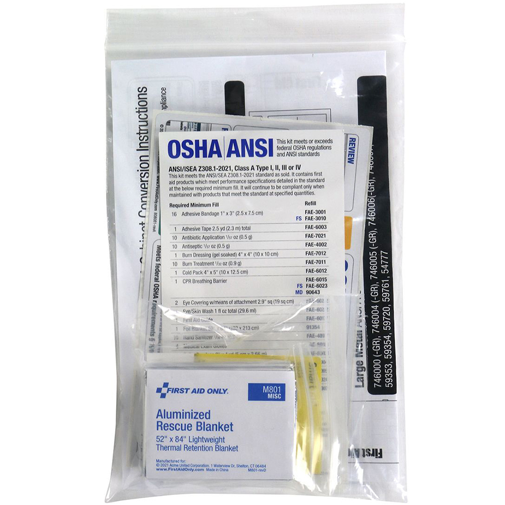 First Aid Only SmartCompliance ANSI A 2021 Conversion Kit from GME Supply
