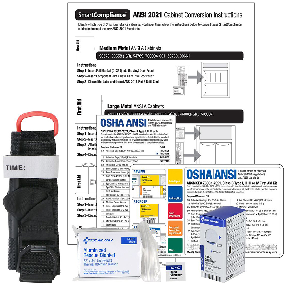 First Aid Only SmartCompliance ANSI B 2021 Conversion Kit from GME Supply