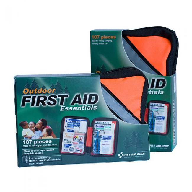 First Aid Only Outdoor 107 Piece First Aid Kit from GME Supply