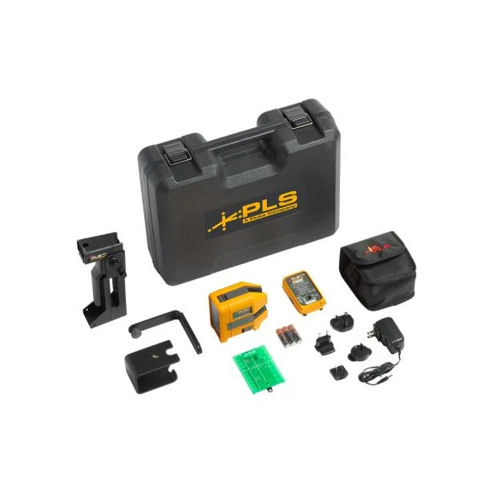 Fluke 6G Point and Cross Line Green Laser Level Kit from GME Supply