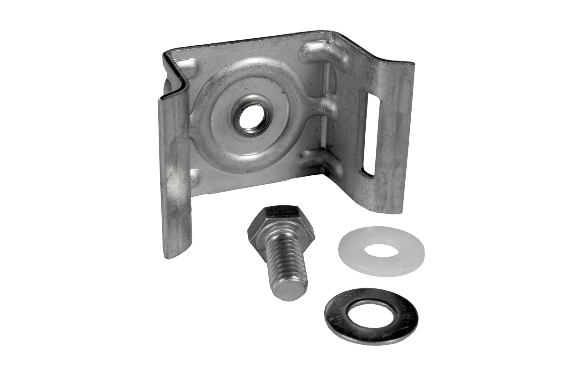Flared Leg Sign Bracket with SS Bolt and Washer from GME Supply