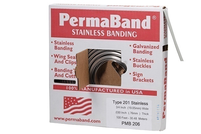 PermaBand Type 201 Stainless Steel Banding from GME Supply