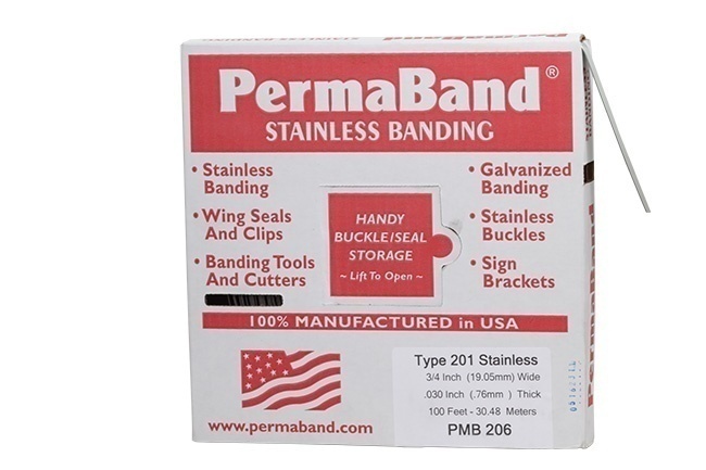 PermaBand Type 201 Stainless Steel Banding from GME Supply