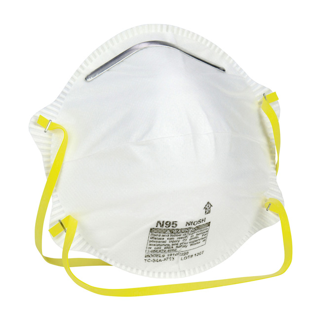 PIP Safety Works N95 Harmful Dust Disposable Respirator from GME Supply
