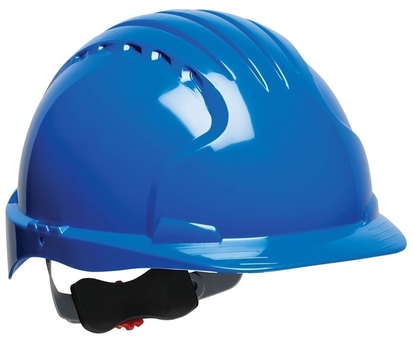 JSP EV6151 Evolution Deluxe Standard Brim Safety Helmet - Non-Vented - Blue from GME Supply