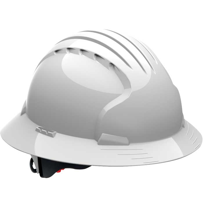 JSP 6161 Evolution Deluxe Full Brim Non-Vented Hard Hat from GME Supply