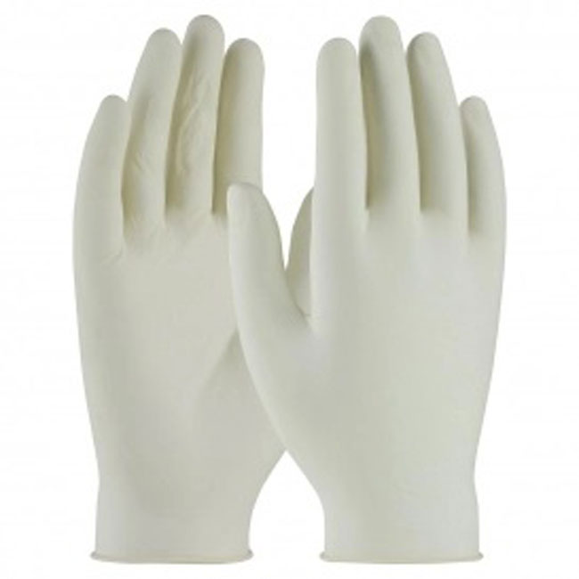 PIP Ambi-dex 323 Food Grade Powder Free 5 Mil Disposable Latex Gloves (Box of 100) from GME Supply