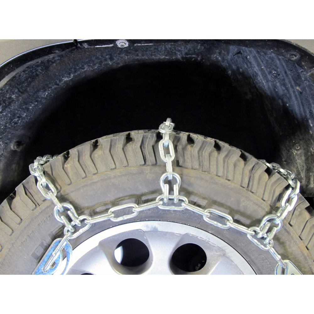 US Cargo Control Snow Tire Chains with Cam Tighteners for Wide-Base Tires from GME Supply