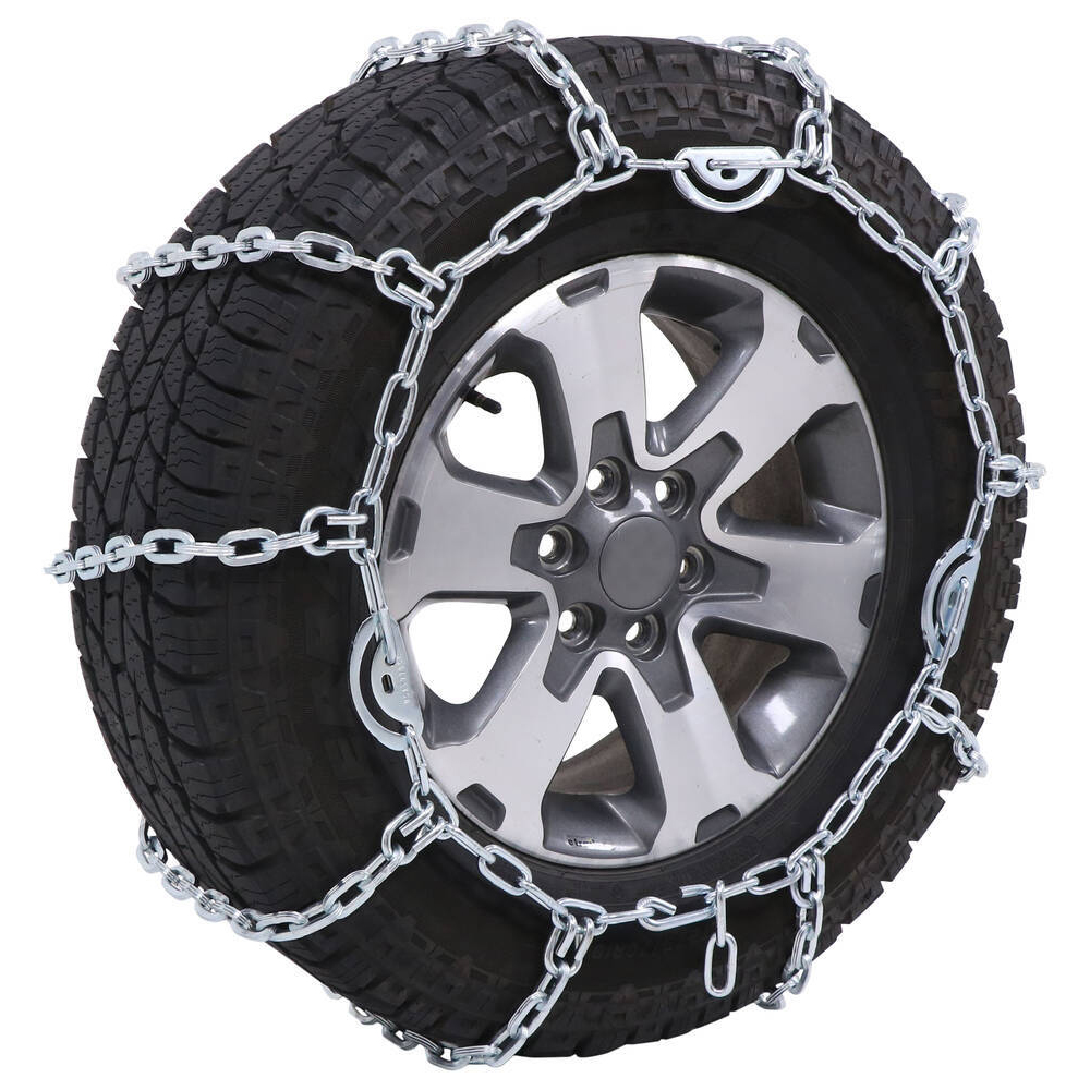 US Cargo Control Snow Tire Chains with Cam Tighteners for Wide-Base Tires from GME Supply