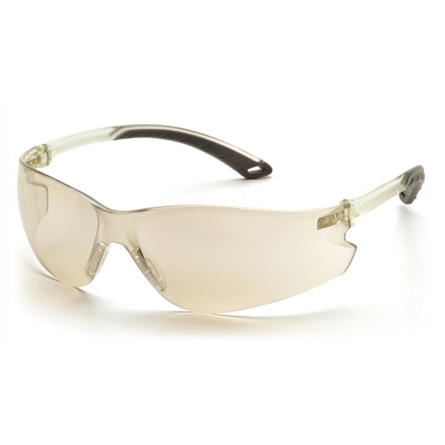 Pyramex Itek Indoor/Outdoor Mirror Lens with Indoor/Outdoor Mirror Temples Safety Glasses from GME Supply