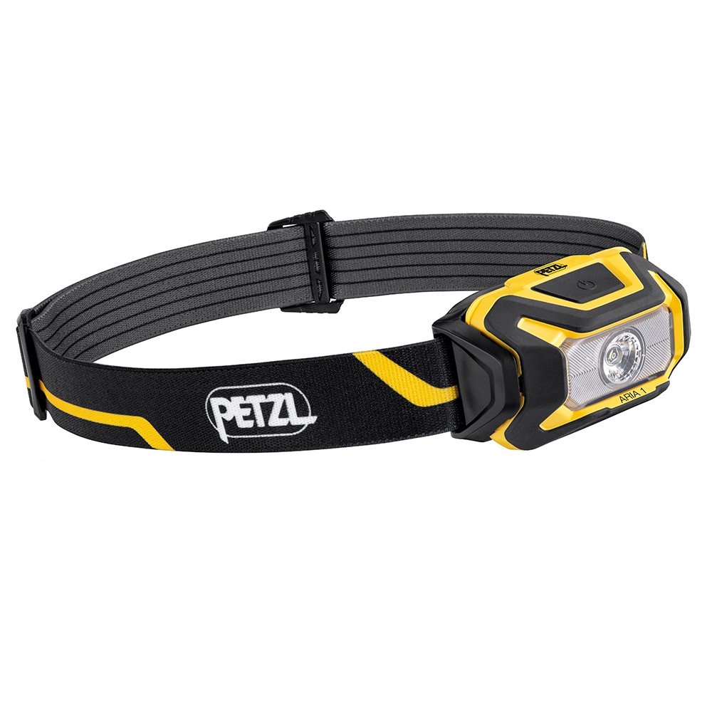 Petzl ARIA 1 Black/Yellow Compact Headlamp from GME Supply