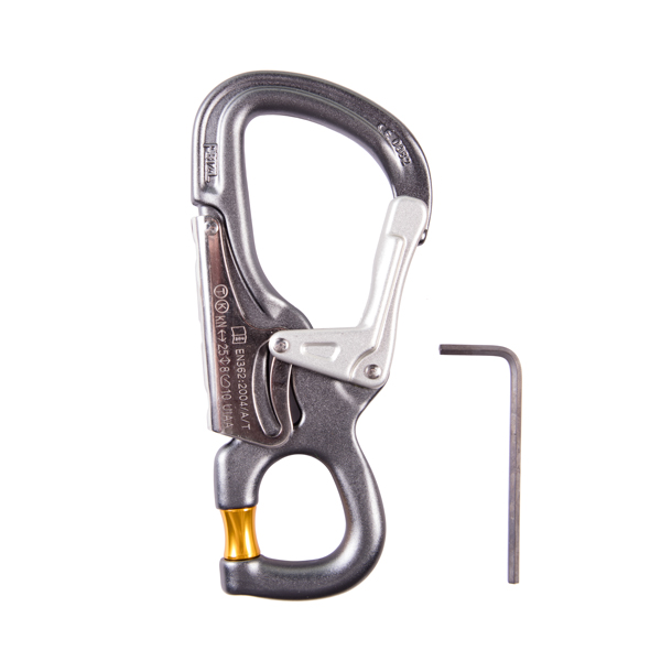 EASHOOK OPEN, Carabiner with gated connection point for