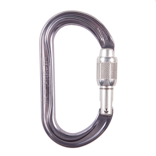 Petzl OK Aluminum Oval Carabiner Screw-Lock from GME Supply