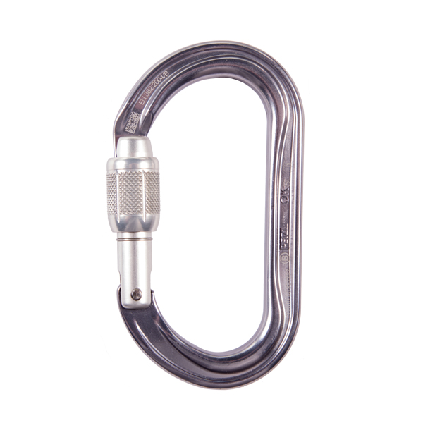 Petzl OK Aluminum Oval Carabiner Screw-Lock from GME Supply