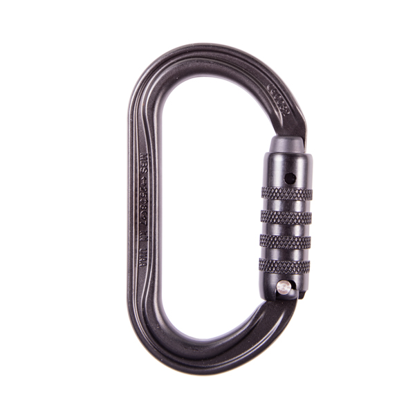 Petzl OK Aluminum Oval Carabiner Triact-Lock - Black from GME Supply
