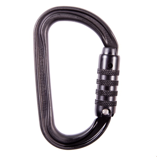 Petzl Am'D Triact-Lock - Black from GME Supply