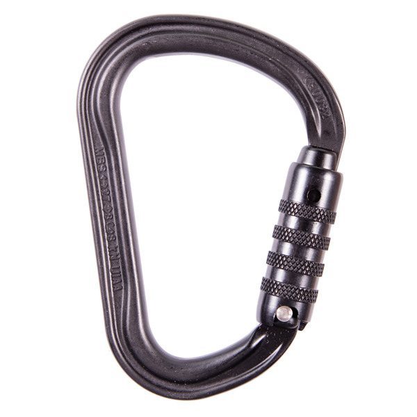 Petzl M36A TLN William Triact-Lock Aluminum Carabiner-Gray from GME Supply